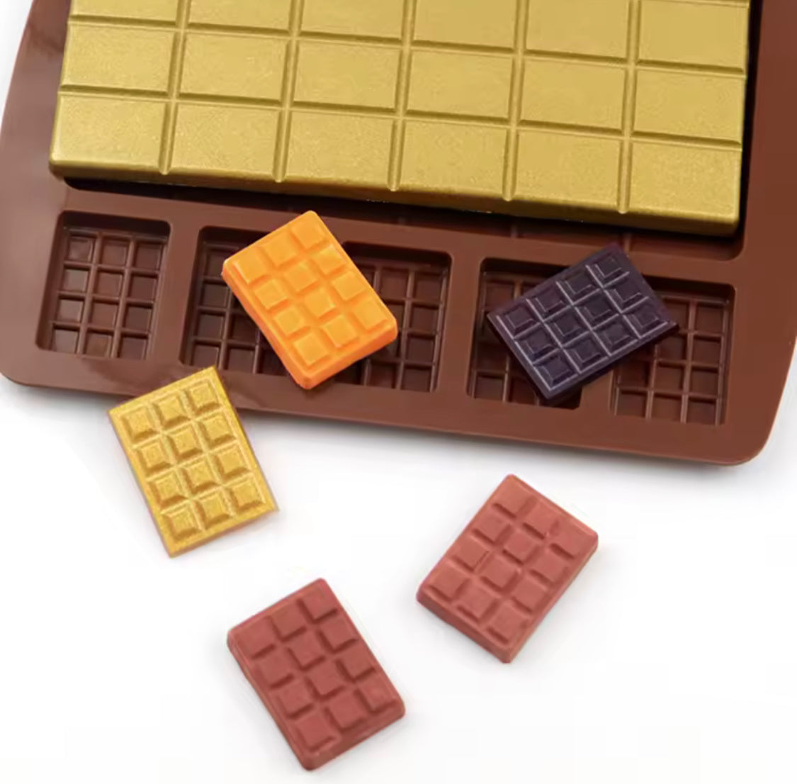 3D Silicone Chocolate Mold, Handmade Chocolate Bar Mold, Cake Decorating Tool 3D Silicone Chocolate Mold, Handmade Chocolate Bar Mold, Cake Decorating Tool